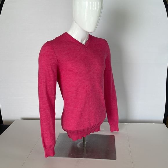 Hugo Boss Slim Fit Pink Sweater Size Large - Picture 6 of 14